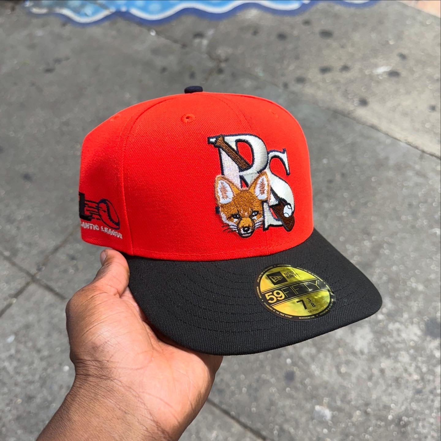Columbus Redstixx Orange and Black MiLB Southern Atlantic League