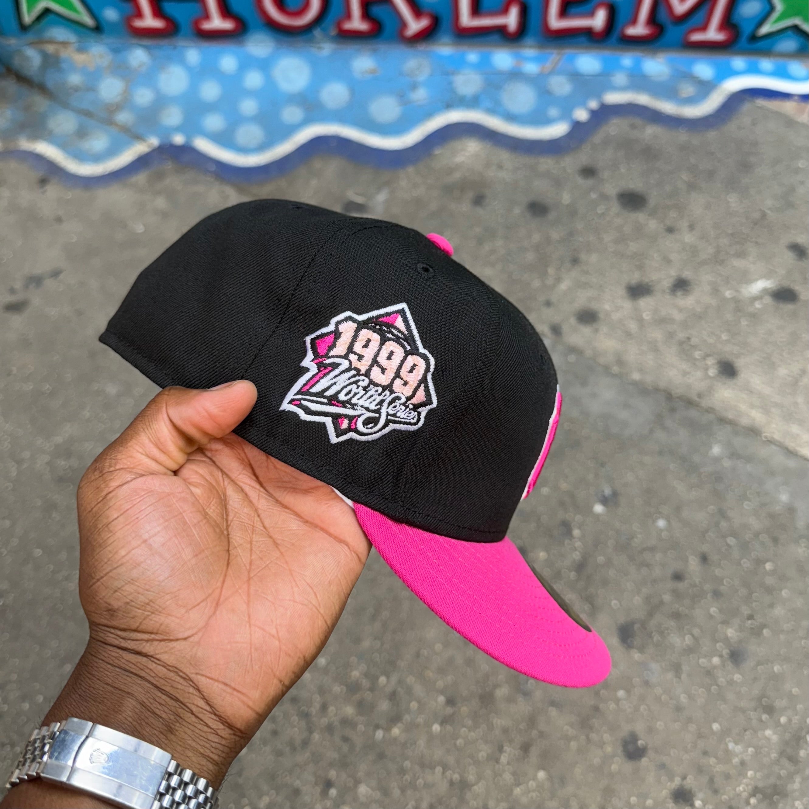 New York Yankees Black and Pink 1999 World Series