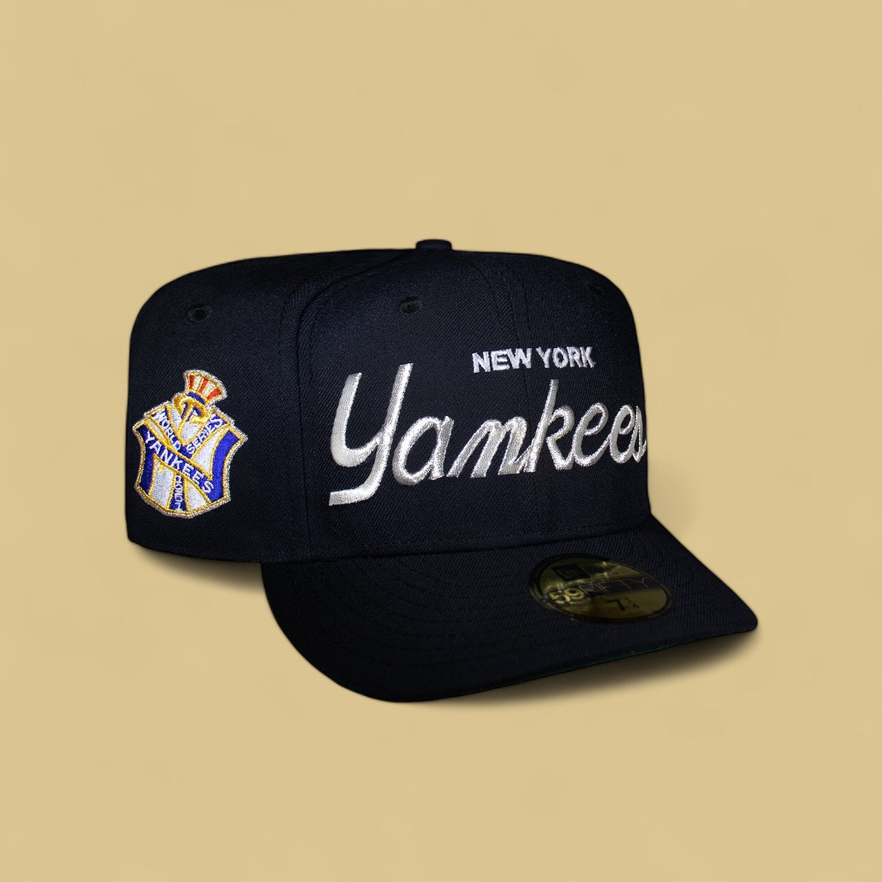 New York Yankees Silver Script Logo 1951 World Series