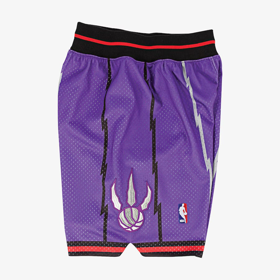 Toronto Raptors Purple Authenitc Shorts