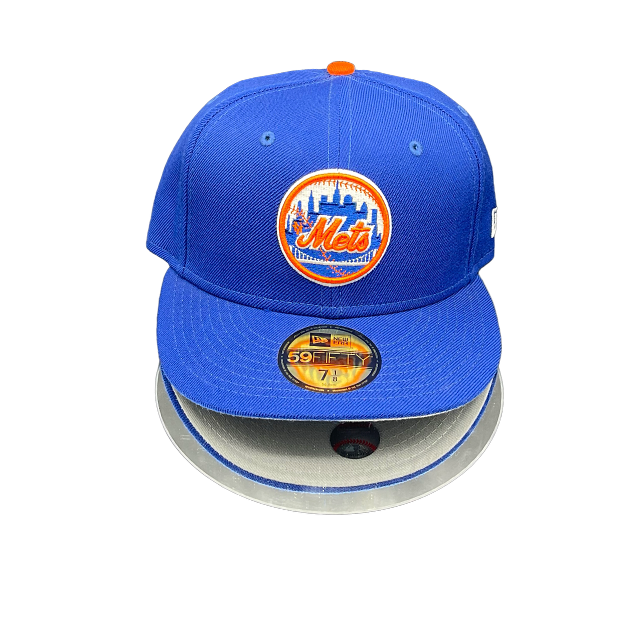 N Y. METS ROYAL CIRCLE LOGO GREY UV