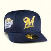 Milwaukee Brewers Ocean Blue - Yellow Logo 2002 All Star Game