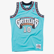 Vancouver Grizzlies Jersey Teal Mike Bibby