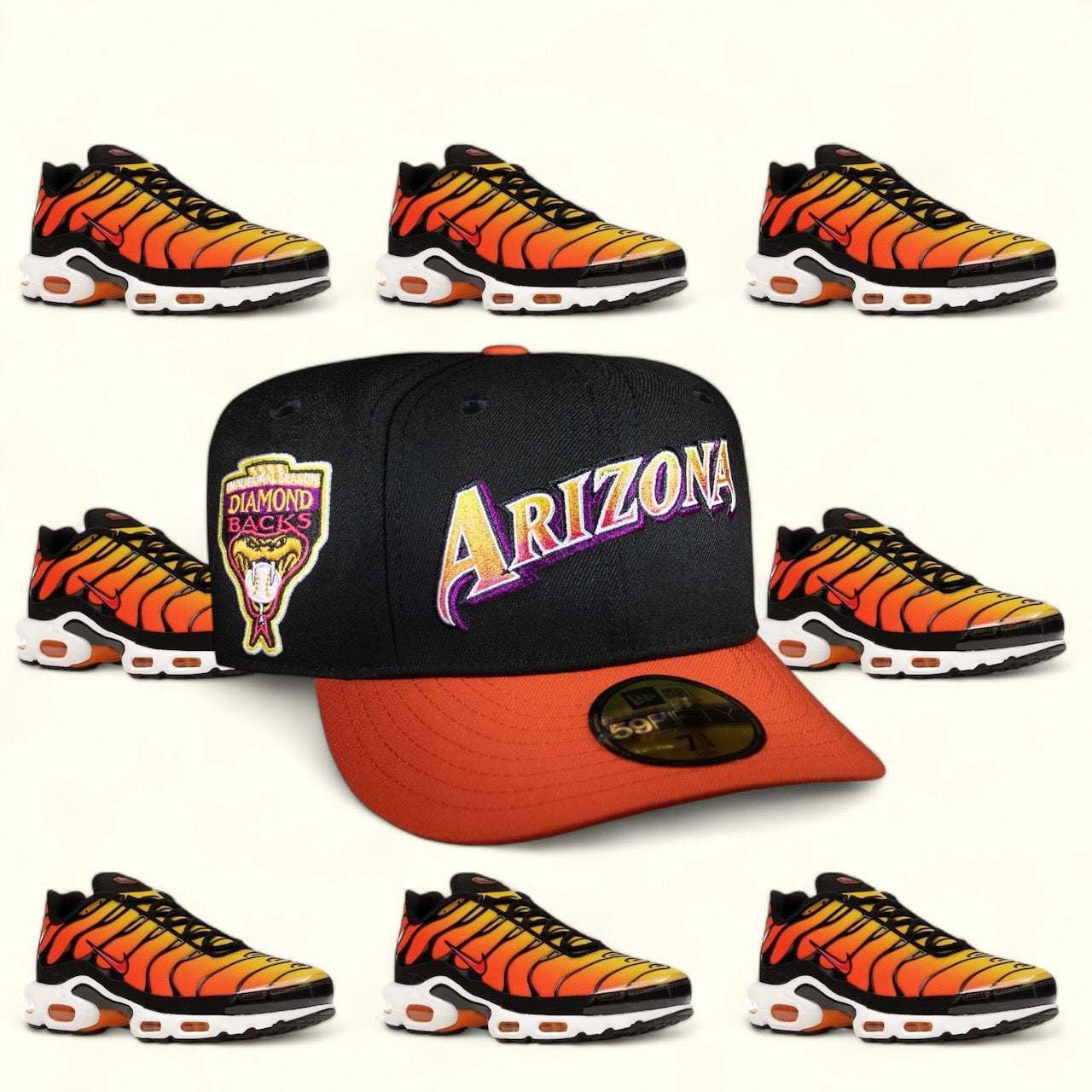 Arizona Diamond Backs Black and Orange 1998 INAG