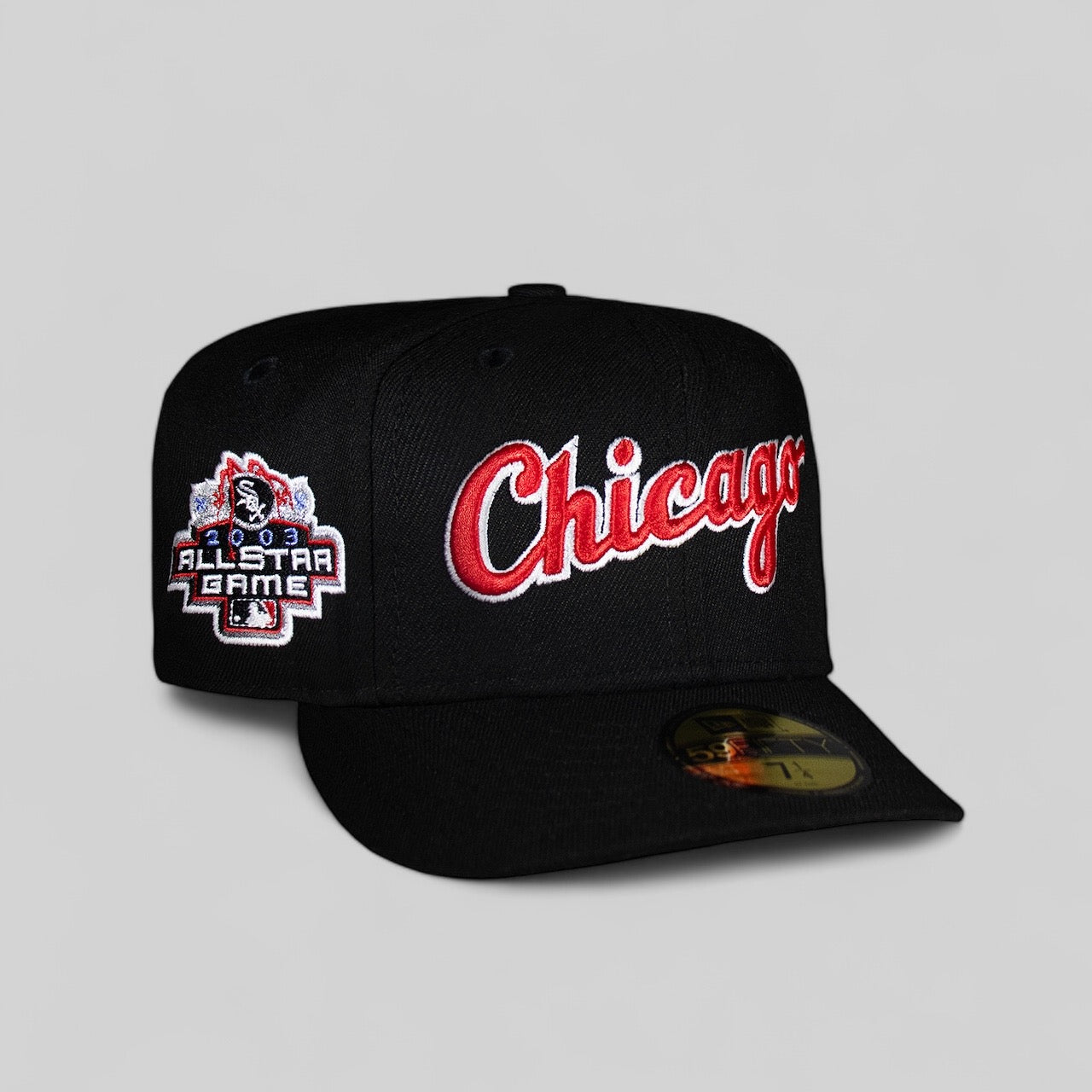 Chicago White Sox All Black Script  Logo 2003 ASG