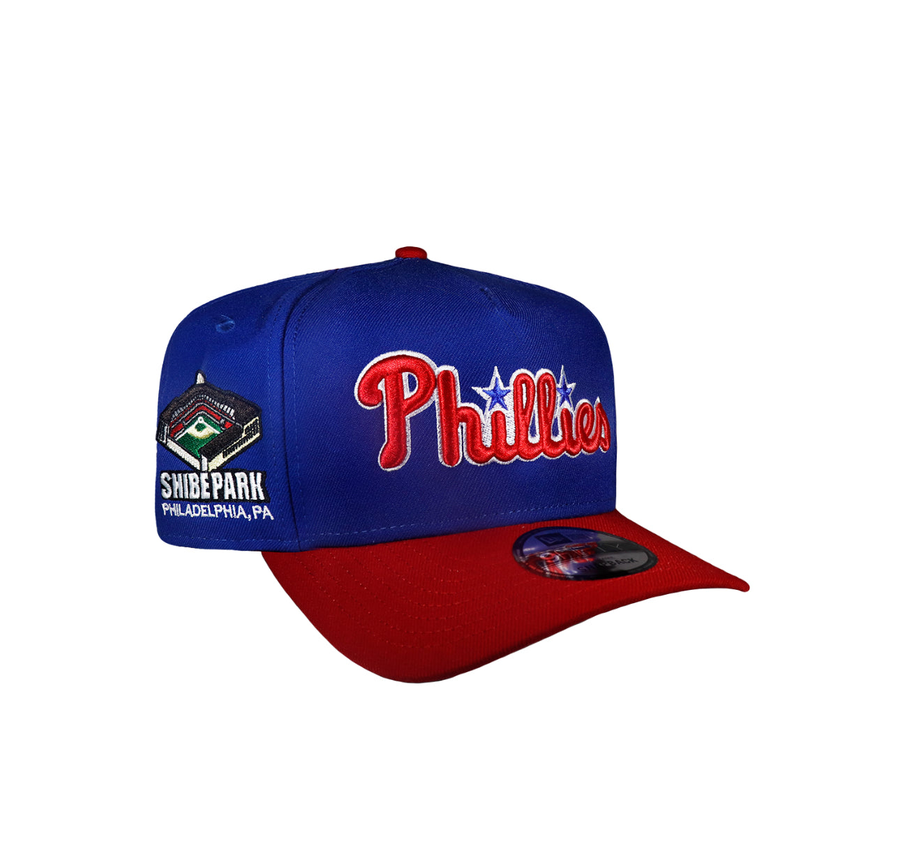 Philadelphia Phillies Blue & Red 950 AFrame Shibe Snap Back