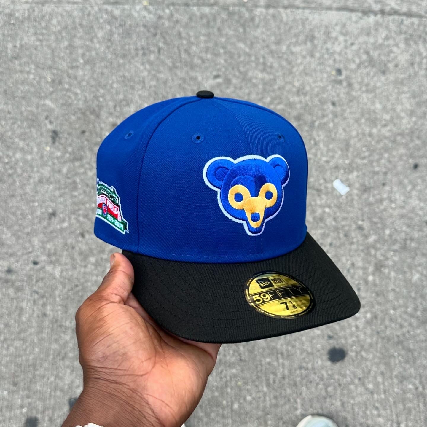 Chicago Cubs Royal Blue and Black Cooperstown Wrigley Field