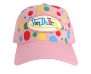 Von Dutch Pink Polka Dot Trucker