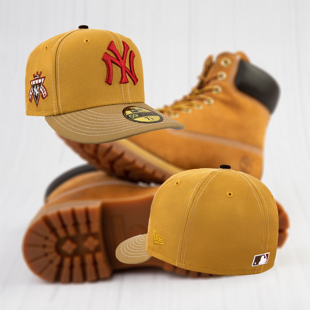 New York Yankees Wheat & Camel Cardinal Red Logo 52 WS