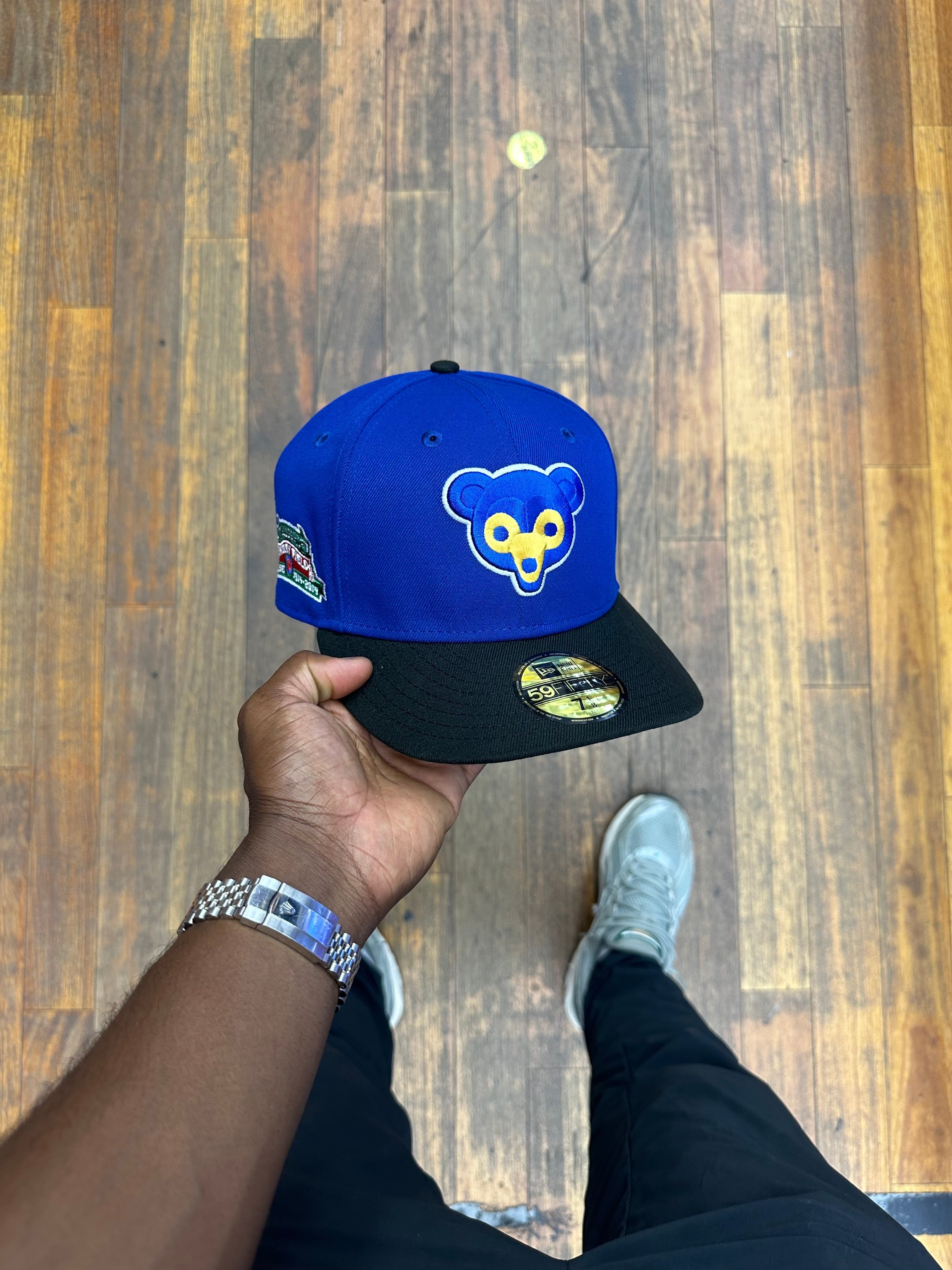 Chicago Cubs Royal Blue and Black Cooperstown Wrigley Field