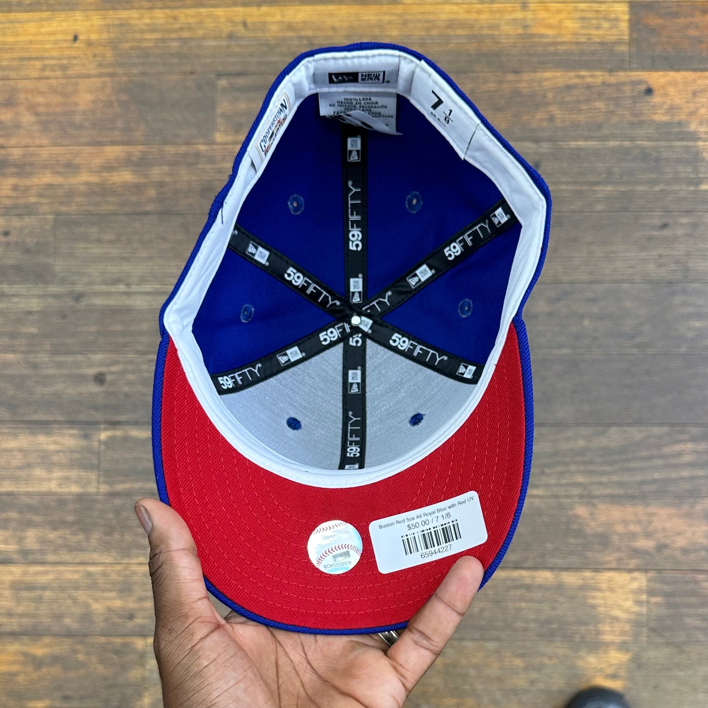 Boston Red Sox All Royal Blue with Red UV