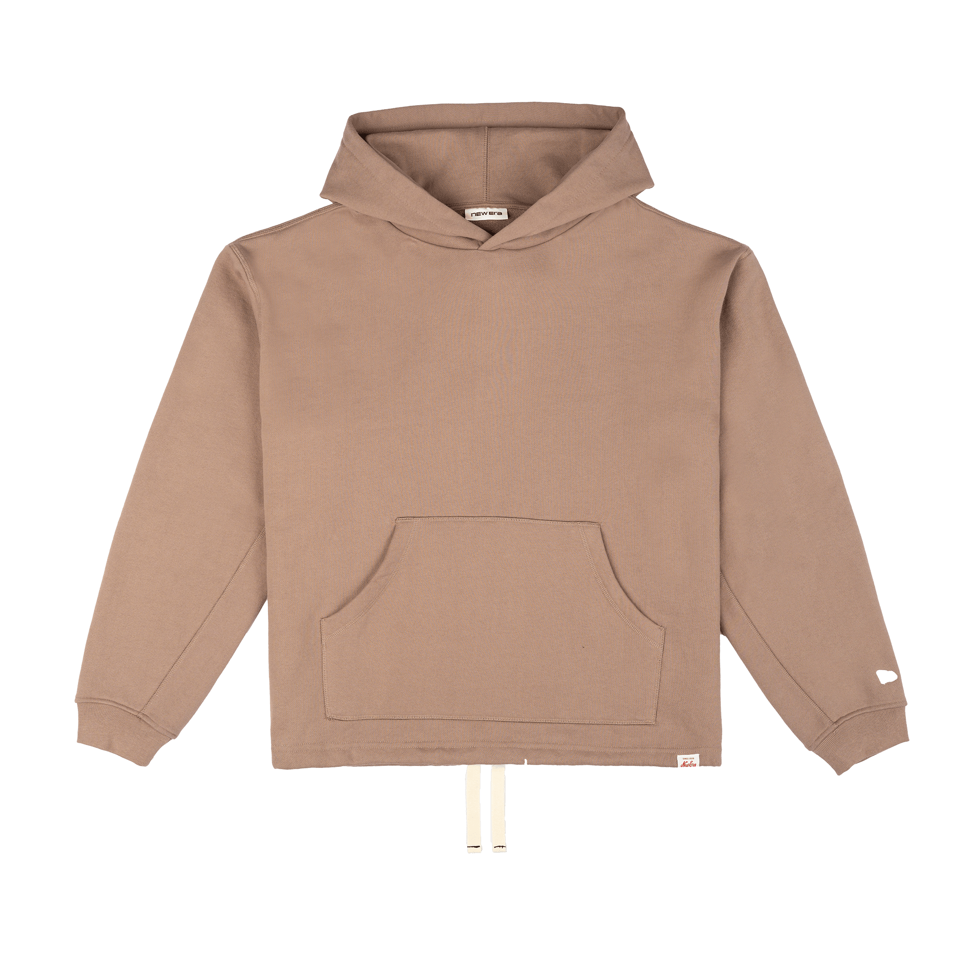 New Era Branded Alden Taupe Gray Hoodie
