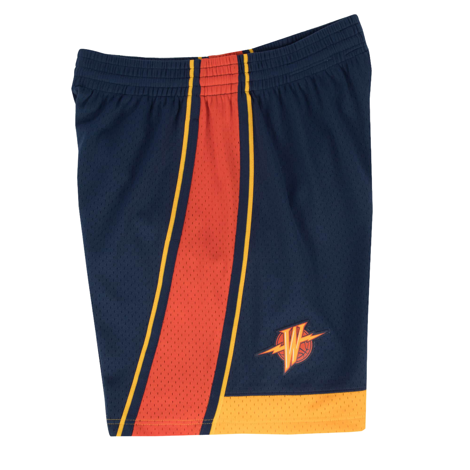Golden State Warriors Navy & Orange Shorts