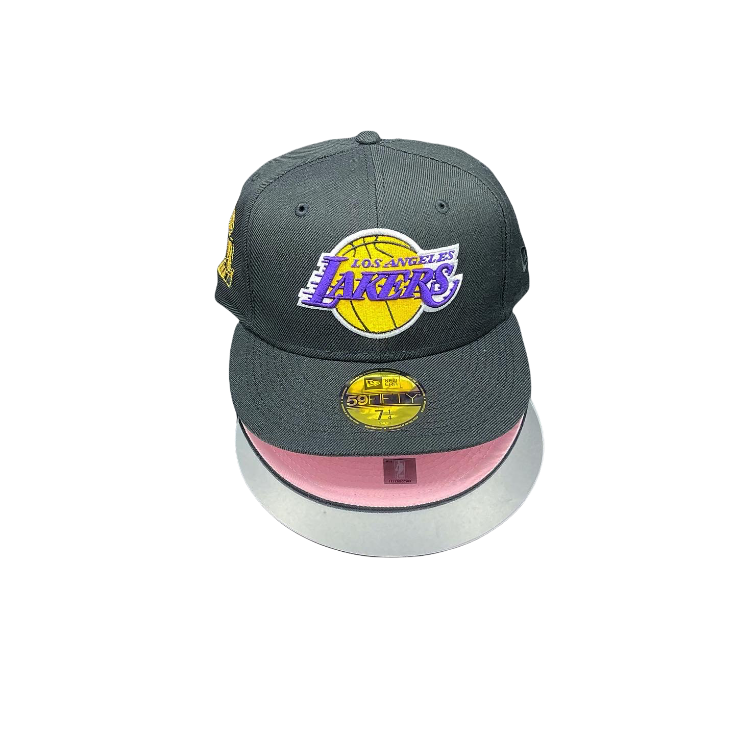 LA. LAKERS BLACK PINKY CHAMPS.