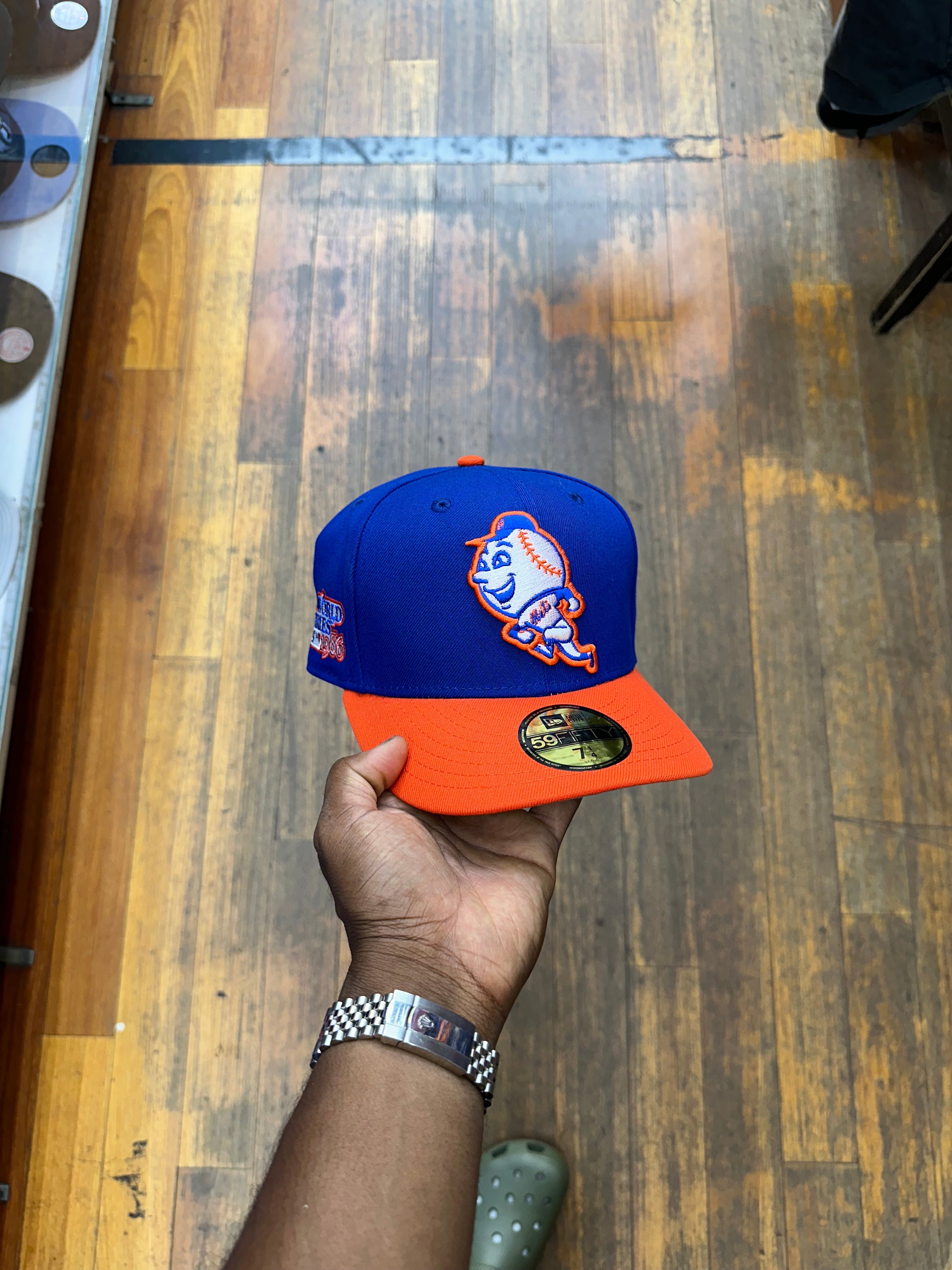 New York Mets "MR MET" Blue & Orange 1986 WS