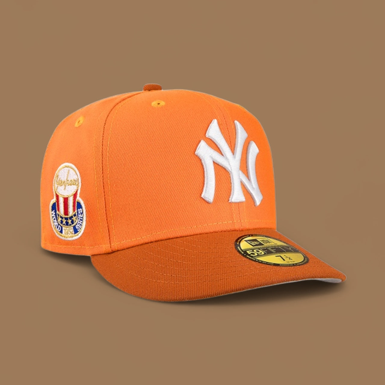 New York Yankees Orange and Dark Orange 2 tone 1952 World Series