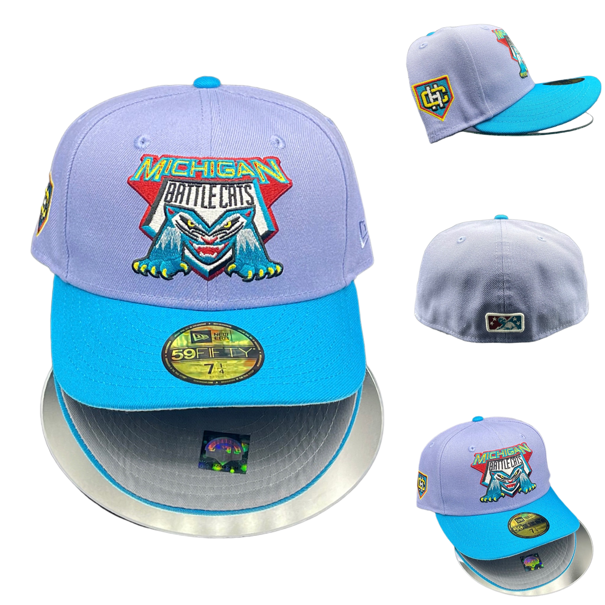 MICH. BATTLE CATS LAVENDER + TEAL