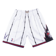 Toronto Raptors White Striped Shorts