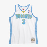 DENVER NUGGETS WHITE IVERSON JERSEY