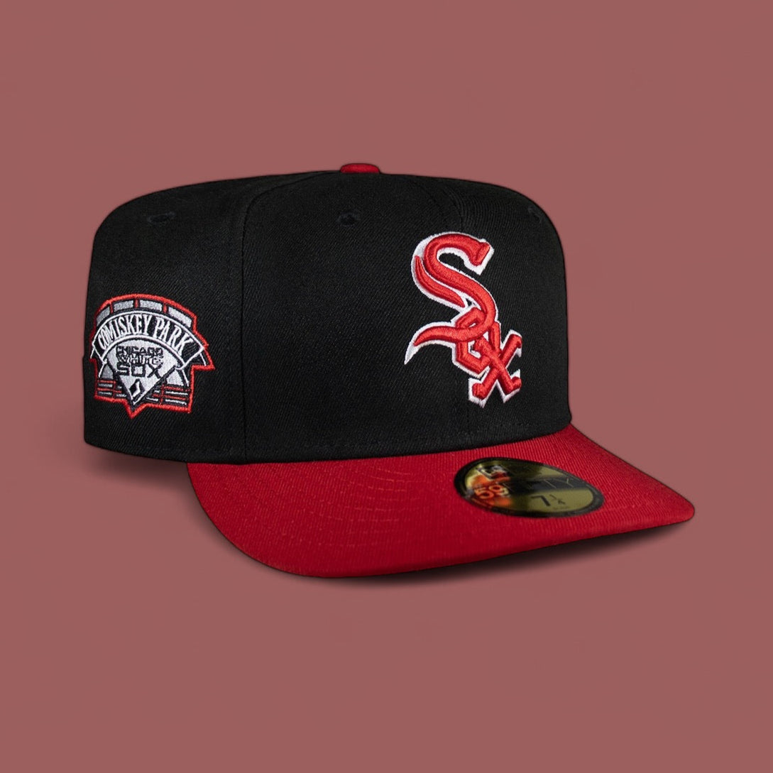 Chicago White Sox Black and Red Comiskey Patch