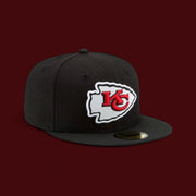 Kansas City Chiefs Black Grey UV NO Patch