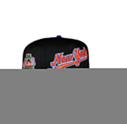 New York Mets Black & Royal 950 AFrame 40Th Snap Back