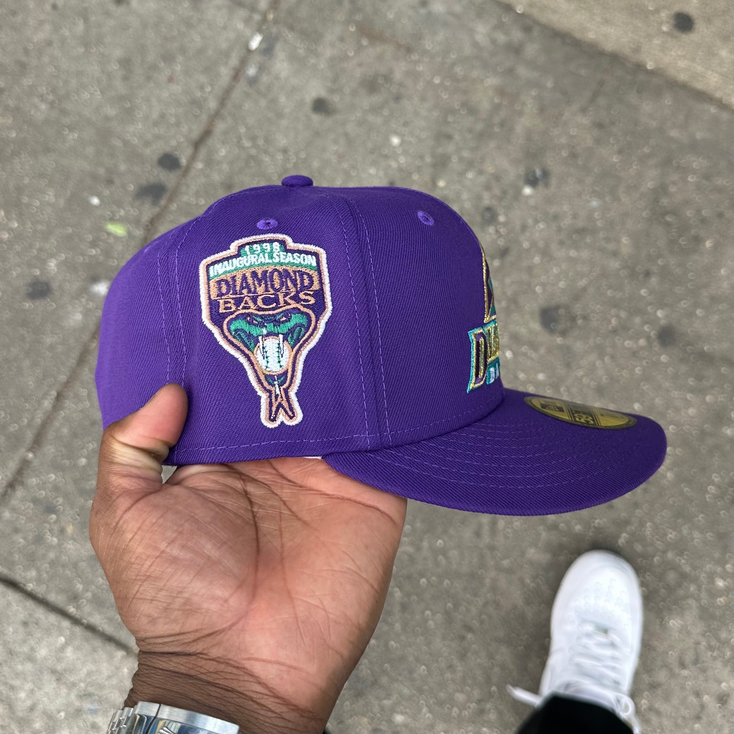 Arizona Diamond Backs All Purple Teal & Gold Logo 1998