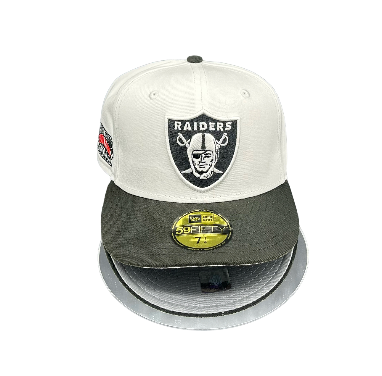 Las Vegas Raiders White & Black 5950 Fitteds XVIII