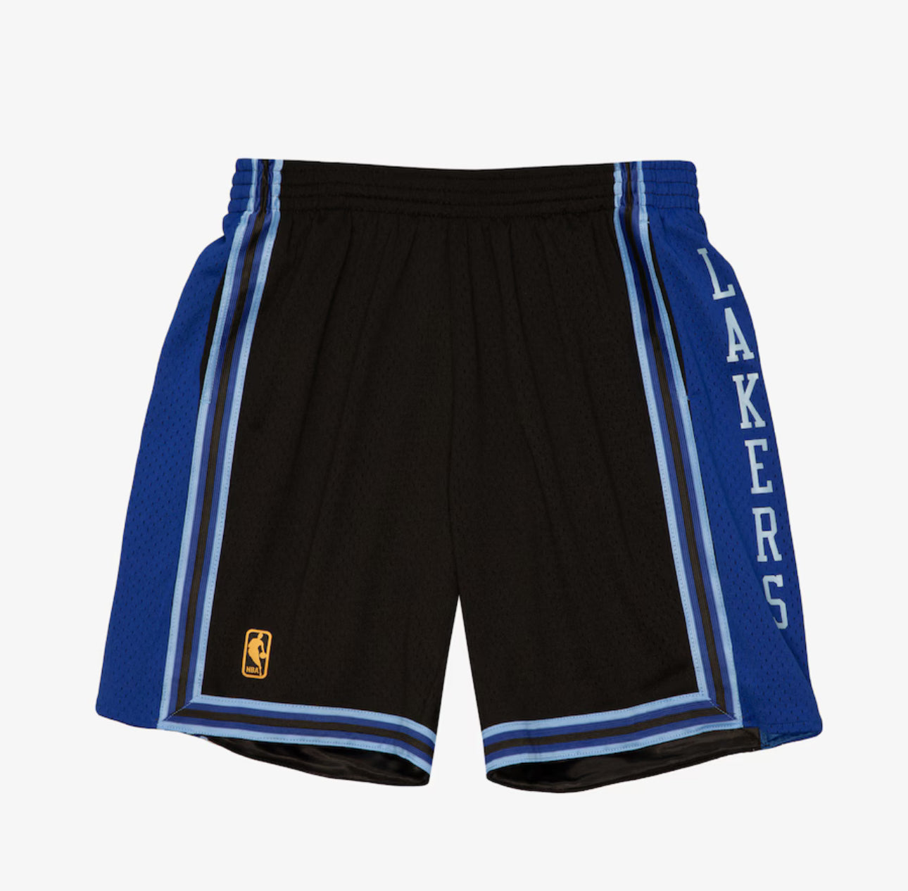 Los Angeles Lakers Black and Blue Shorts 1996
