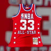 NBA Allstar 1989 Red Patrick Ewing Jersey