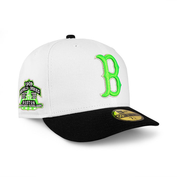 Boston Red Sox White Black and Lime Green 1903 WS