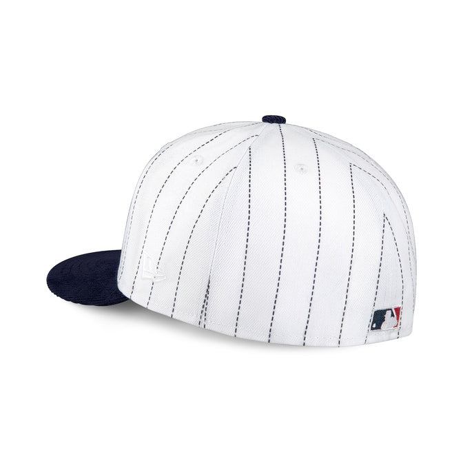 New York Yankees Striped W/ Cordy Navy Visor 1998 WS