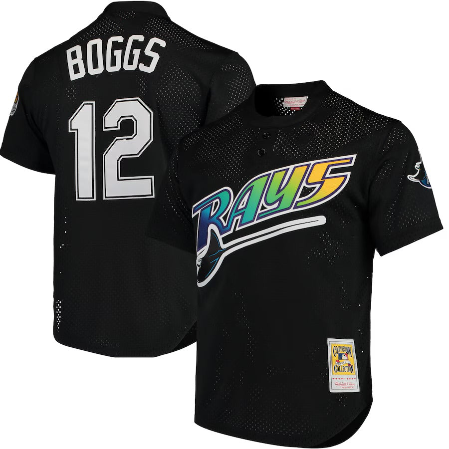 Tampa Bay Rays BLACK BOGGS Jersey 12