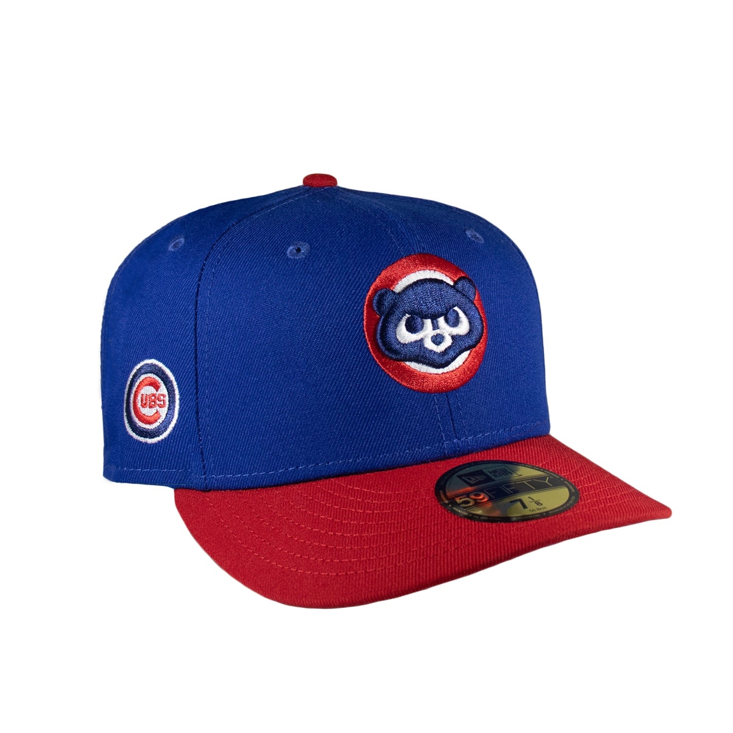 Chicago Cubs Royal Blue & Red Angry Bear Logo