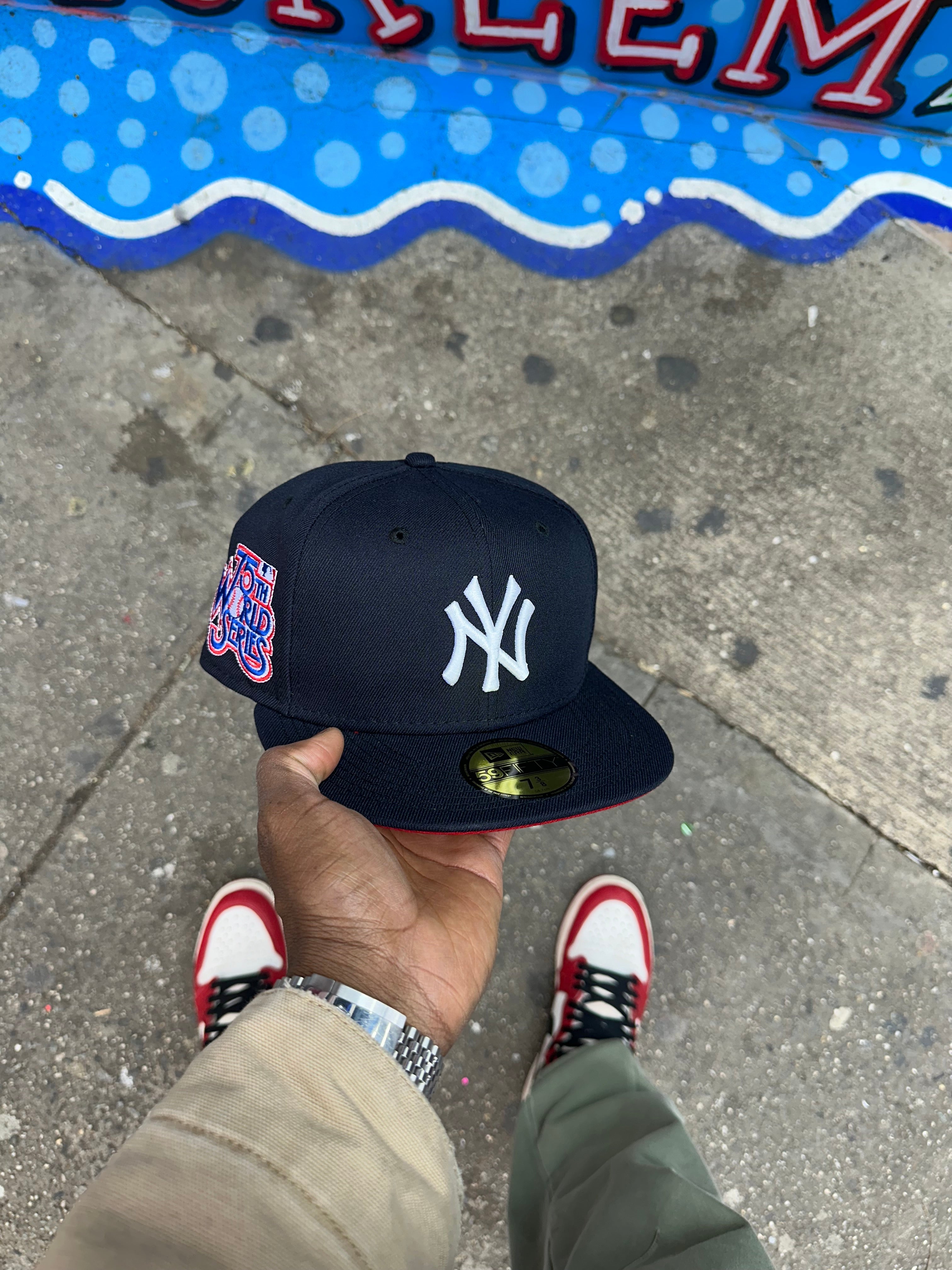 New York Yankees All Navy w/ Red UV 75TH World Series