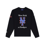New York or Nowhere x New York Mets Black Crewneck