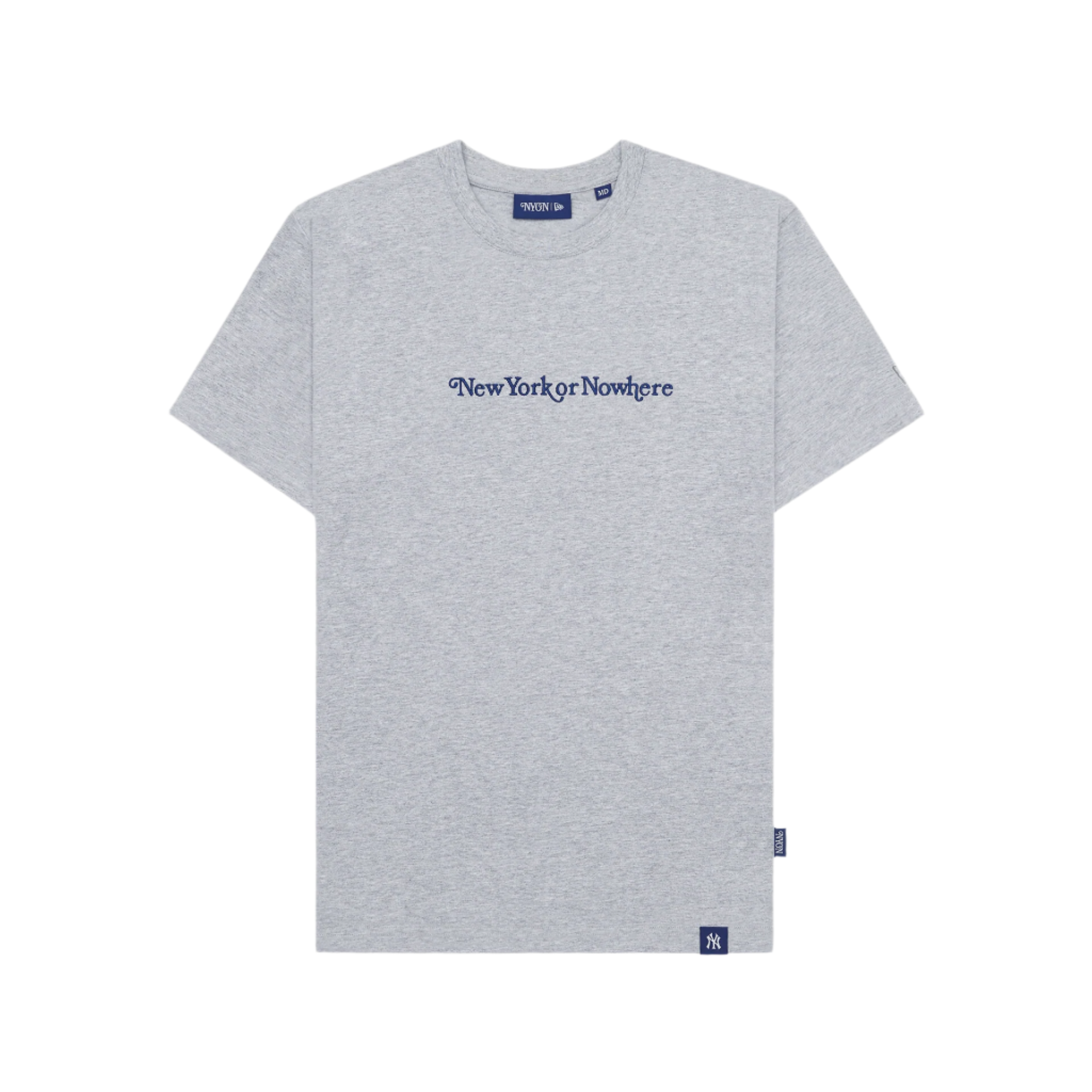 New York or Nowhere x New York Yankees Heather Gray Signature Short-Sleeve T-Shirt