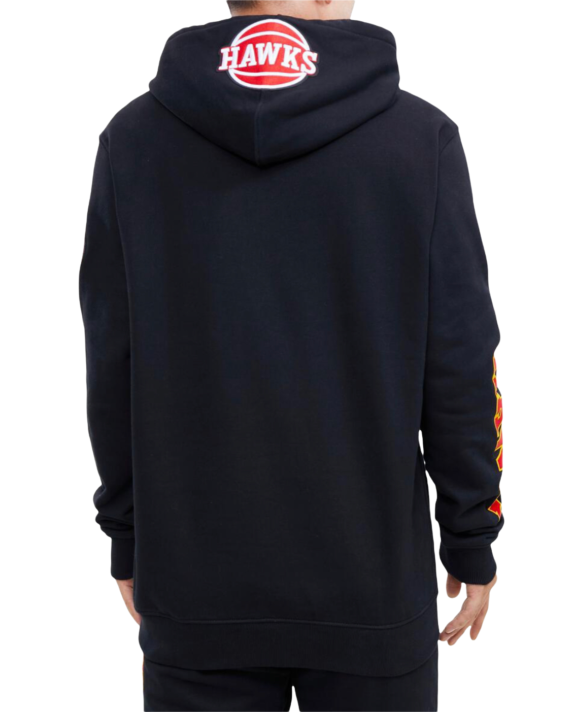 Atlanta Hawks Stacked Black Hoodie