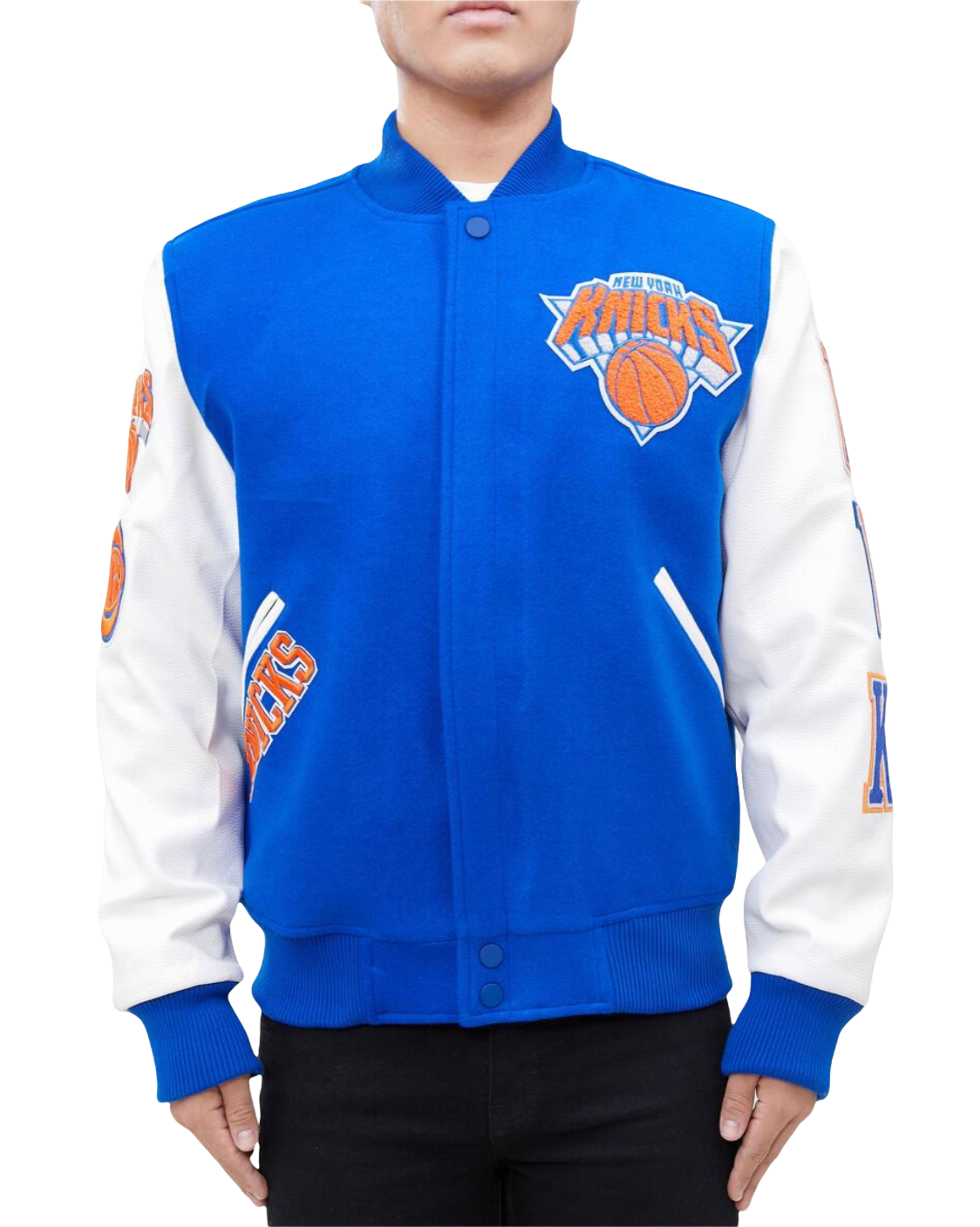 New York Knicks Royal Blue Varsity Jacket