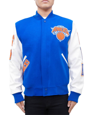 New York Knicks Royal Blue Varsity Jacket