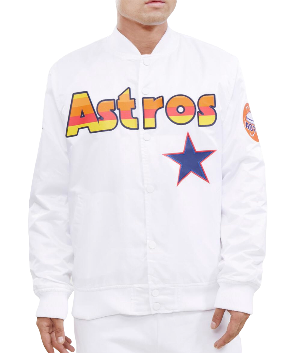 HOU. ASTROS SATIN JACKET