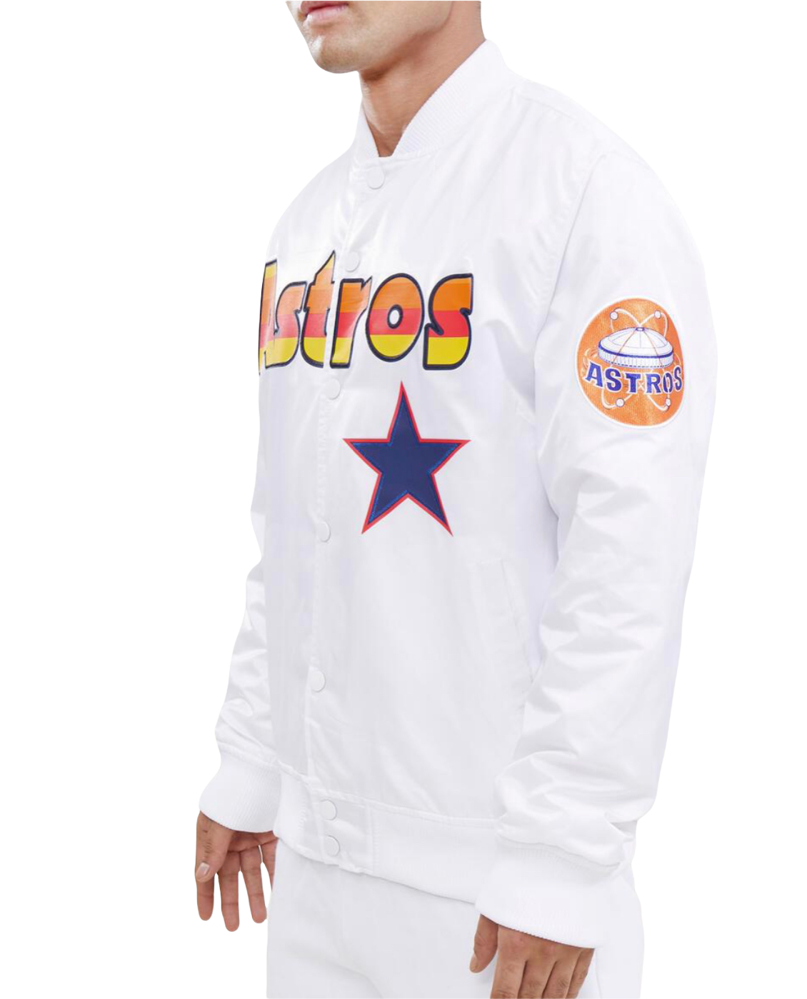 HOU. ASTROS SATIN JACKET