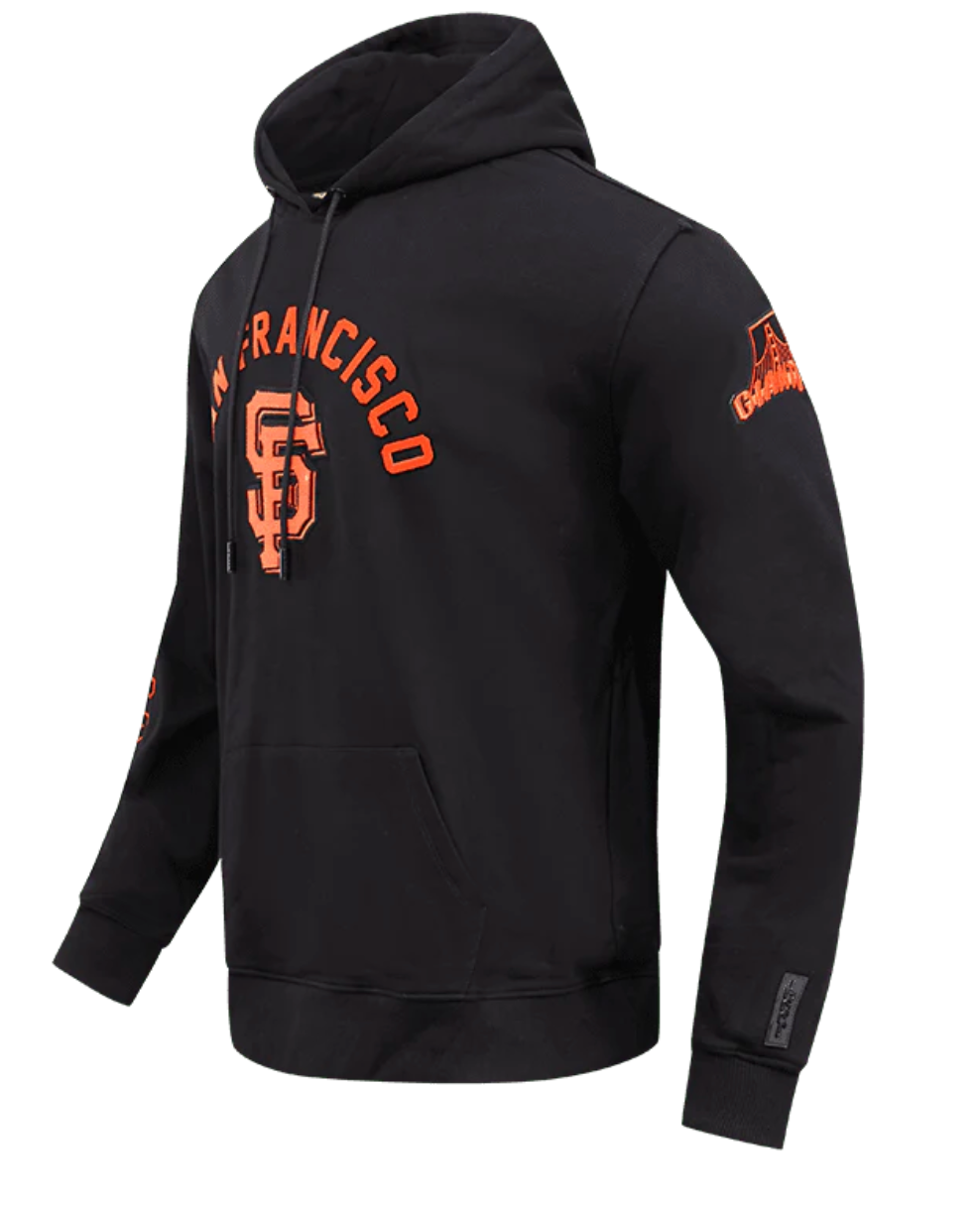 San FranciscoGiants Black Stacked Hoodie