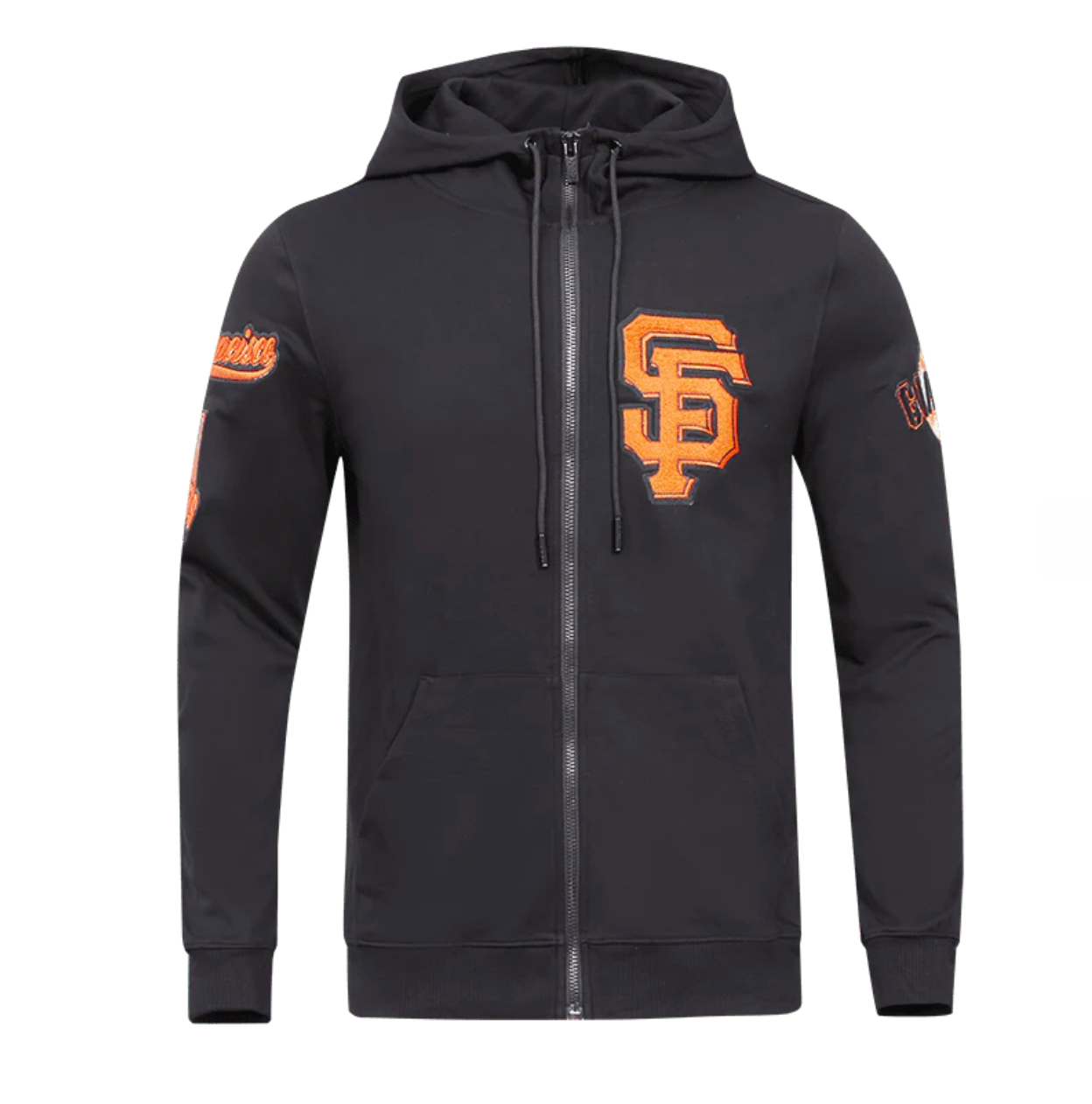 San FranciscoGiants Black Zipper Hoodie