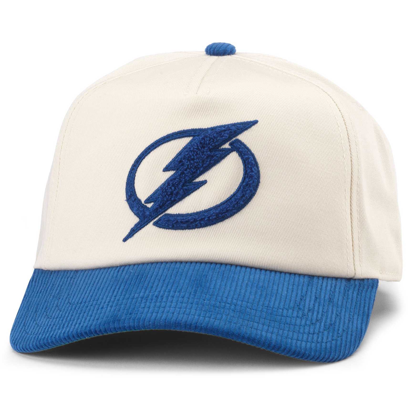 Tampa Bay Lightning Burnett White & Royal Snap Back