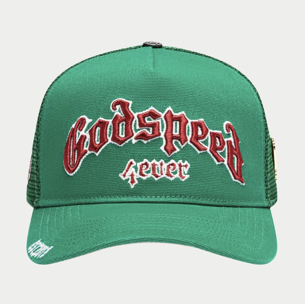 GODSPEED Forever (Green/RED) Trucker Hat