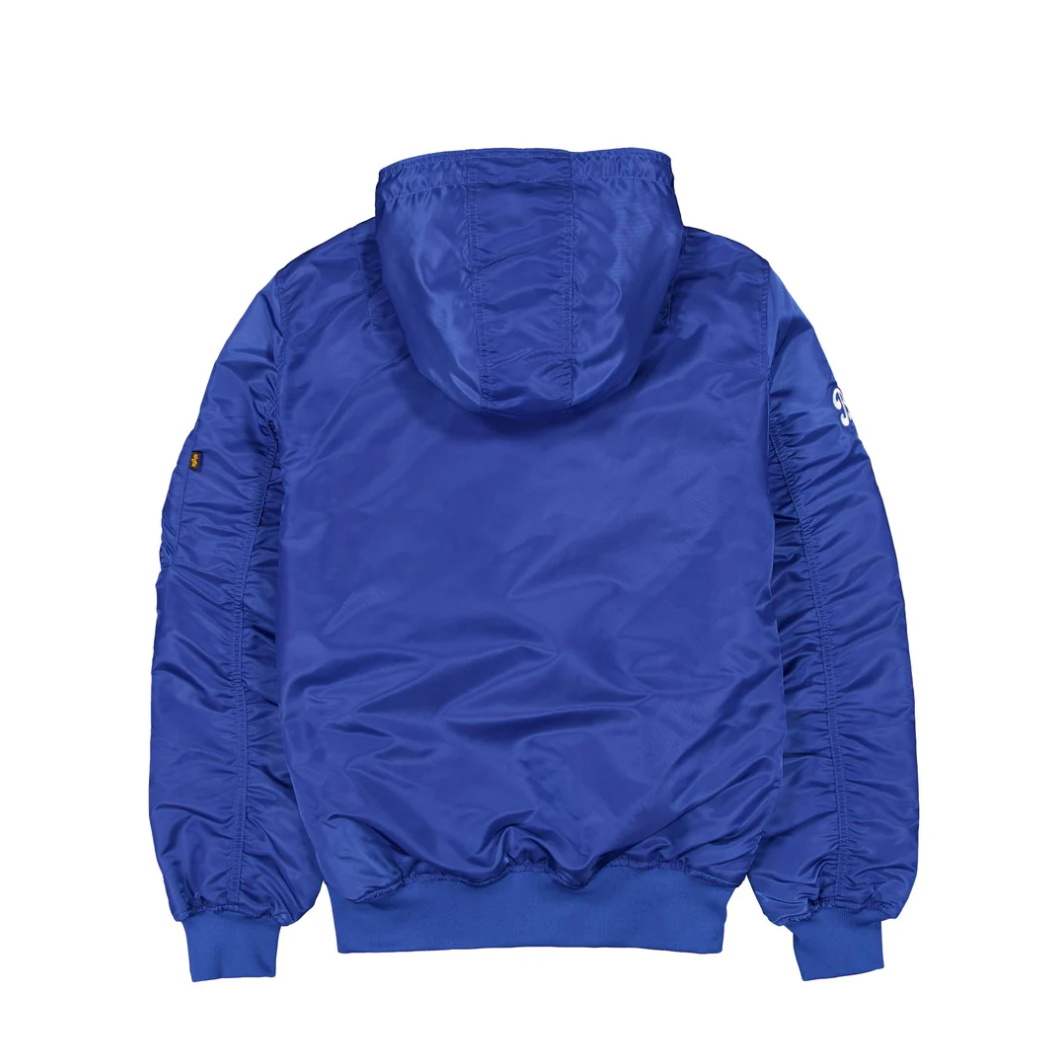 Los Angeles Dodgers Royal Bomber Jacket New Era X Alpha Industries