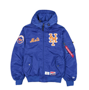 New York Mets Royal Bomber Jacket New Era X Alpha Industries