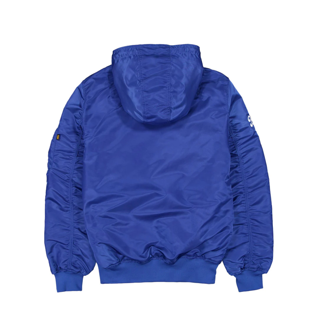 New York Mets Royal Bomber Jacket New Era X Alpha Industries