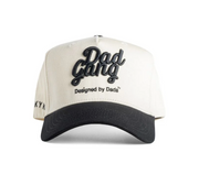 DAD GANG Cream and Black Trucker Snapback